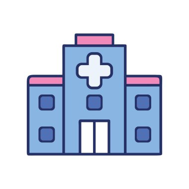 Ruh sağlığı hizmetlerini temsil eden psikiyatri hastanesi.