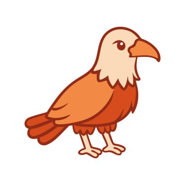 Orman hayvanı kartal çizimi