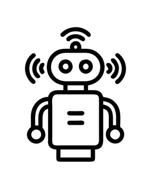 Yapay zeka robot resim simgesi