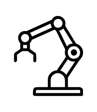 Devreleri olan yapay zeka robot kolu