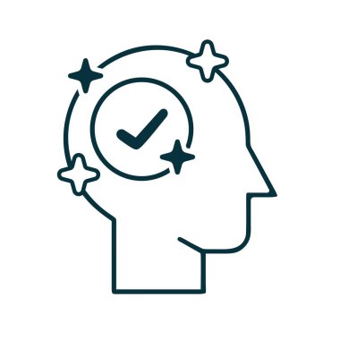 Olumlu bir bakış açısı olan temiz bir zihin.