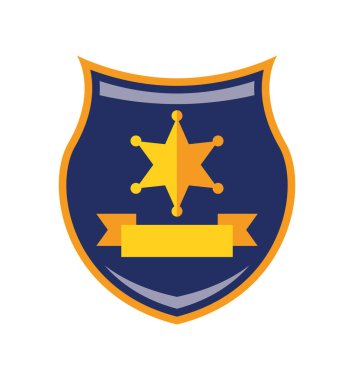 Polis Logosu Şerifi Emblem Rozeti Yıldız Rütbe Yönetimi Hükümet Sembol Adaleti