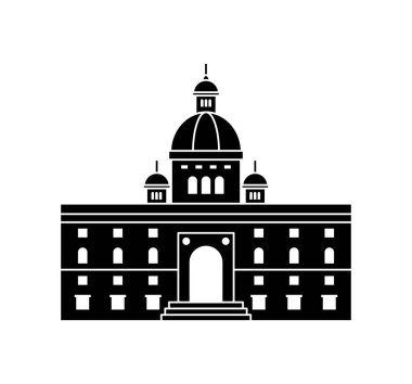 Hint Parlamentosu Silueti Hükümet Kubbesi Koloni Mimari Mimari Tarihi Mimar Tarihi Mimar Başkenti