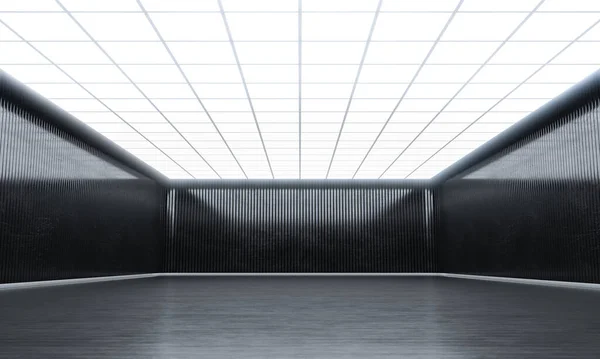 Espace Ouvert Vide Moderne Avec Des Lumières Sur Dessus Hall Images De Stock Libres De Droits
