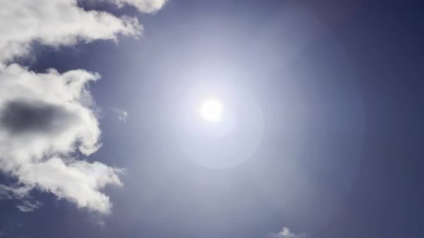 Partial Eclipse Sun Solar Eclipse Relaxing Stock Video Footage — Stock video