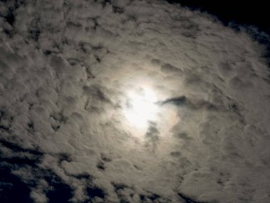 Güneşin kısmi tutulması. Güneş tutulması.