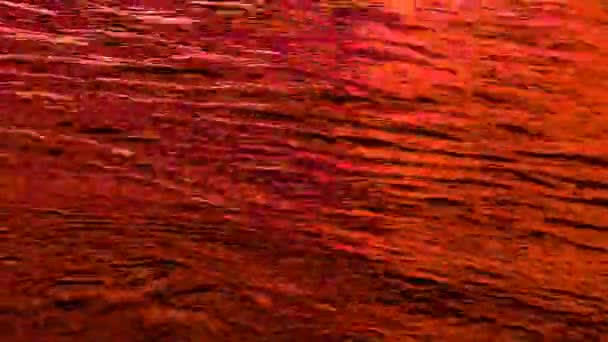 Apă Frumoasă Valuri Spumante Fundal Video Abstract Colorat — Videoclip de stoc