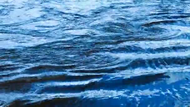 Prachtig Water Sprankelende Golven Kleurrijke Abstracte Video Achtergrond — Stockvideo