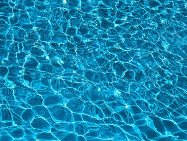 Dijital Projeler ve Sosyal Medya için Mavi Su Yüzeyi Dokusu Yüksek Kaliteli Soyut Arkaplan Resmi Büyüleyici