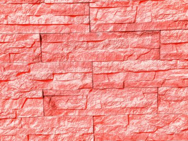 Modern Minimalist Tasarım, Şehir Estetiği, Telefon Duvar Kağıdı ve Dijital Arkaplan İdeal Pazarlama, Reklamcılık, Grafiksel Tasarım ve Yaratıcı Projeler için Pembe ve Kırmızı Taş Duvar Yapılandırmalı Arkaplan