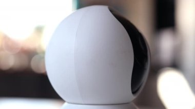 Ev kameralı IP güvenlik kamerası. Güvenlik kamerası yüksek teknoloji akıllı cihaz internet akıllı ev güvenliği teknolojisi 