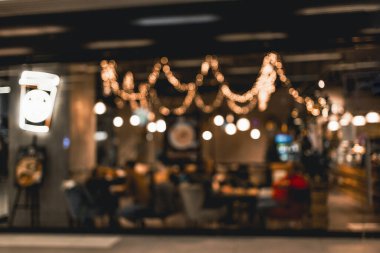 Arka plan için soyut bulanık kahve dükkanı ve restoran. Yüksek kalite fotoğraf