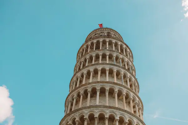 Pisa Itália Março 2023 Paisagem Pitoresca Com Igreja Famosa Torre — Fotografia de Stock