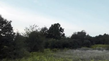 4 bin. Yüksek hızlı trenin penceresinden bak. Yön değiştiriyor. Mermi treni tren yolunda ilerler. Yolculuk ve yolculuk trenle. 