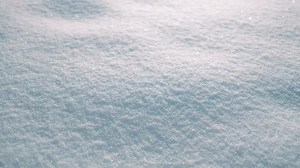 Voando Fundo Neve Abstrato Flocos Neve Brancos Mágicos Caindo Gráficos — Vídeo de Stock