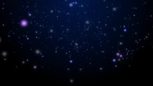 Achtergrond Van Vallende Glitter Deeltjes Confetti Magisch Licht Prachtig Licht — Stockvideo