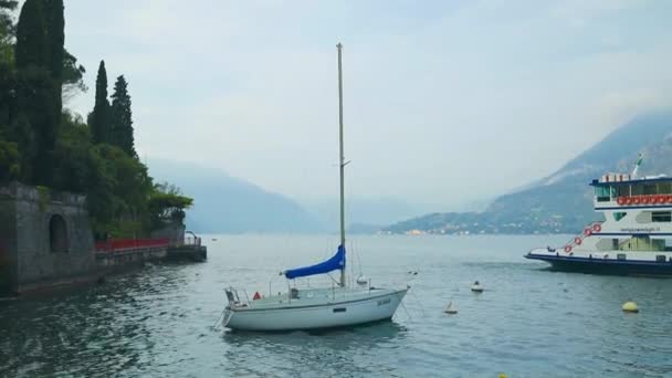이탈리아 2023 이탈리아 호수를 크루즈 파노라마 — 비디오