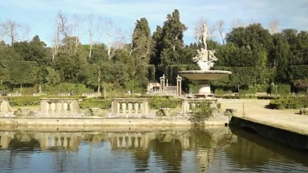 Florența Italia Octombrie 2022 Statuia Toamnă Din Grădinile Boboli Din — Videoclip de stoc