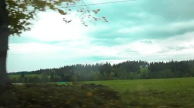 Yükselen kar yığınlarıyla çevrili boş kış yolu karlı dağa çıkıyor. Ağaçlar ve yollar taze karla kaplı. Bu da Polonya 'daki Pieniny Dağları' nda toz sürmek için harika bir gün vadediyor.