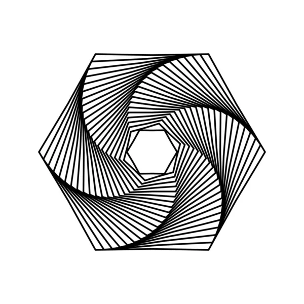 Абстрактний Сучасний Геометричний Банер Простими Формами Чорно Білому Кольорі — стоковий вектор