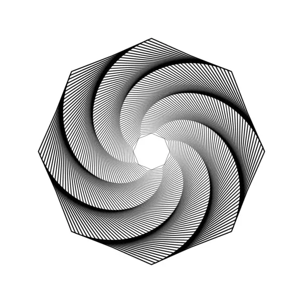 Bannière Géométrique Moderne Abstraite Aux Formes Simples Noir Blanc — Image vectorielle
