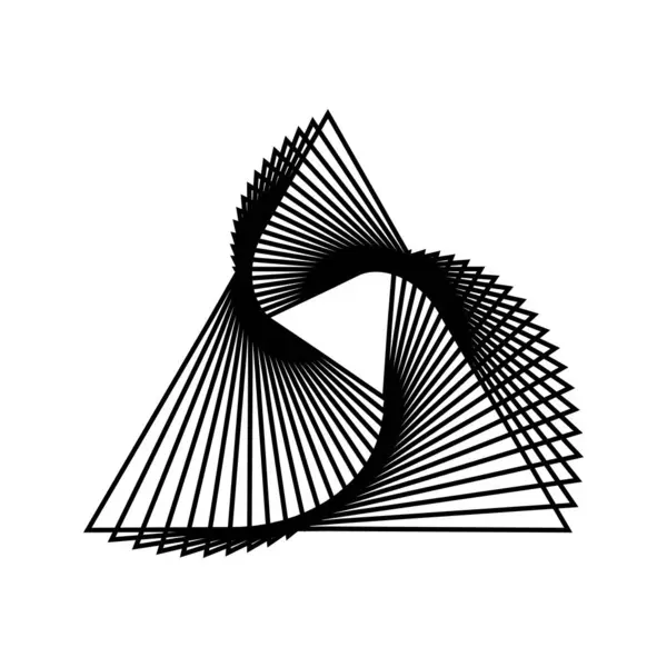 黒と白のシンプルな形をした抽象的な現代幾何学的なバナー — ストックベクタ