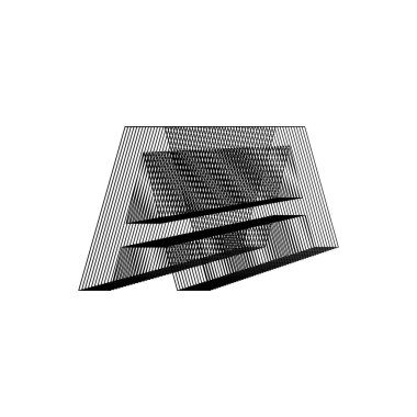 Alfabe yazı tipi harfleri ve numaralar modern soyut tasarım ve çizgi vektör illüstrasyonu