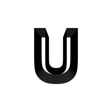 Alfabe yazı tipi harfleri ve numaralar modern soyut tasarım ve çizgi vektör illüstrasyonu