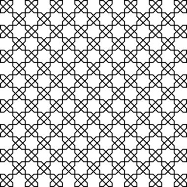 Beyaz arka planda ince altın çizgileri aşan soyut geometrik desen. Vektör çizimi. EPS 10