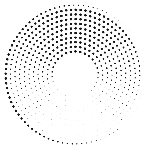 Çember noktalı hız çizgileri. Siyah, kalın yarım tonlu, noktalı hız çizgileri. Yuvarlak girdap ve kıvrımlar hareket spiral sembolü. Simge yükleniyor