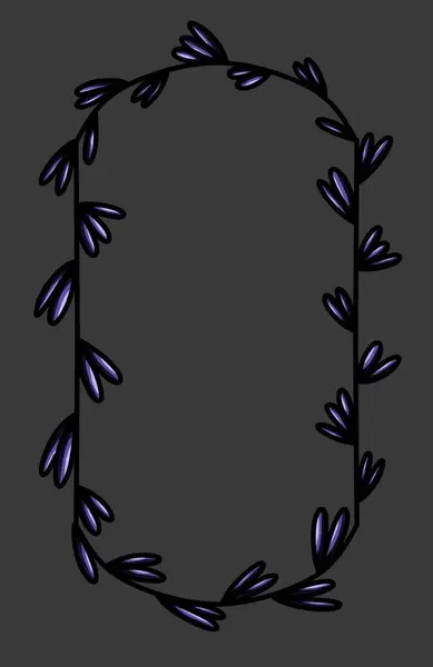 Dekoratif vintage çerçeve ve kenarlar seti. Vektör tasarımı. Çiçek süsü..