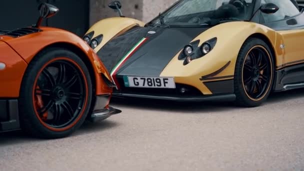 Pagani Zonda Cinque Coupe Roadster — Vídeo de Stock