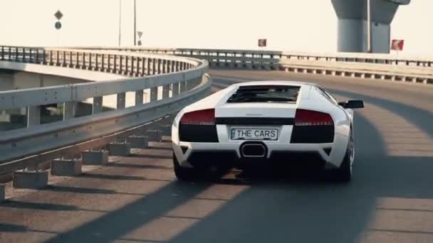 Kyiv Ukraine 2023 Lamborghini Murcilago — Stockvideo