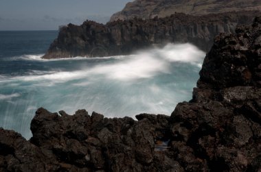 Atlantik okyanusunda güzel deniz manzarası