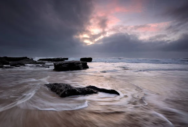 Dramatic Sunset Ocean — Stock Photo, Image