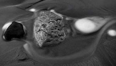 Akşamları dağların güzel manzarası