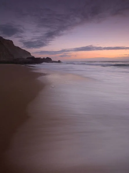 Красивий Схід Сонця Пляжі Моря — стокове фото