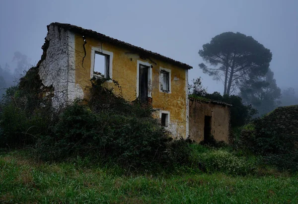Sisteki sarı ev, Sardoal, Abrantes, Portekiz