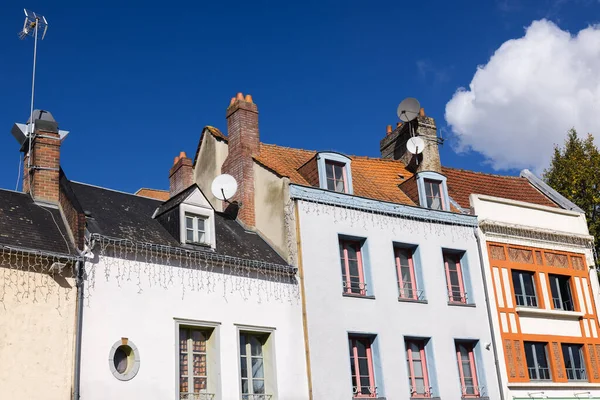 Facades Old Houses Old Town Amiens Hauts France Norther France — Stock Photo, Image