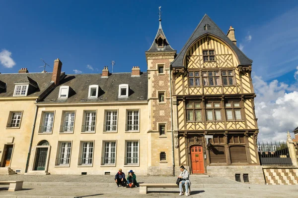 Amiens France September 2022 Historic Buildings Old Town Unidentified People — Stock Photo, Image