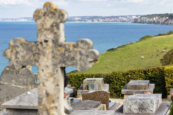 Varengeville Sur Mer Francia Settembre 2022 Cimitero Nella Chiesa Saint — Foto Stock