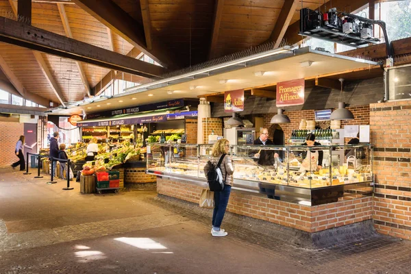 Rouen Francia Octubre 2022 Puesto Mercado Place Vieux Marche Con —  Fotos de Stock
