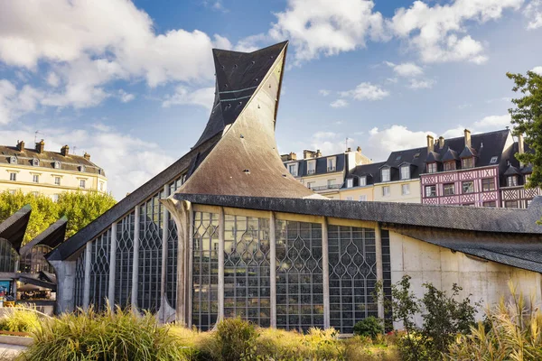 Руан Франция Октября 2022 Года Современная Церковь Святой Жанны Арк — стоковое фото