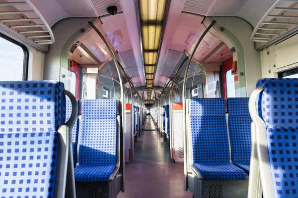 Picture View Empty Seats Train — Stock Photo, Image