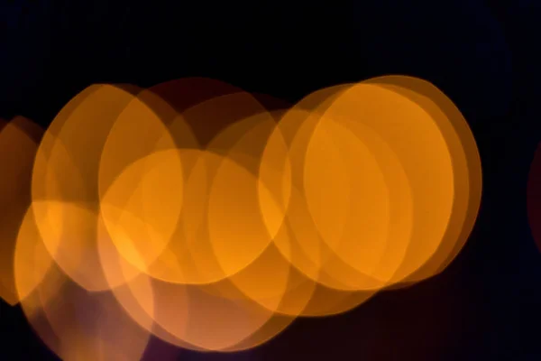 Abstract Background Image Orange Bokeh Lights Dark — Stock Photo, Image