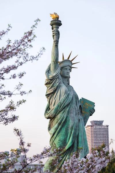 Foto Estatua Libertad Odaiba Seaside Park Tokio Japón — Foto de Stock