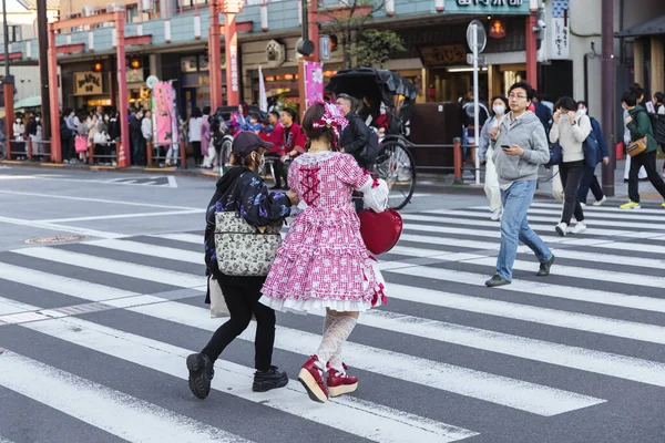 Tokio Japan April 2023 Onbekend Cosplay Meisje Met Een Vintage — Stockfoto