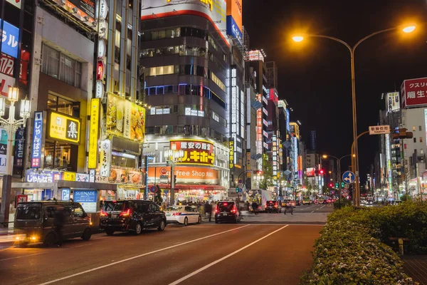Tokio Japan April 2023 Uitzicht Het Kabukicho District Met Niet — Stockfoto