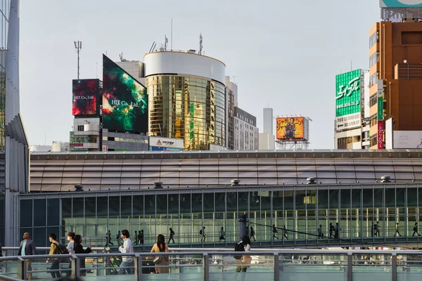 Токио Япония Апреля 2023 Года Пешеходная Улица Сибуе Неизвестными Людьми — стоковое фото