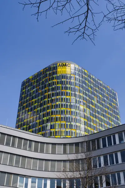 Munchen Tyskland April 2023 Adac Bygning München Formålet Med Adac – stockfoto